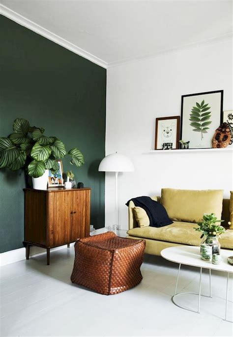 Decorating Ideas For Living Room With Green Walls House Decor Interior