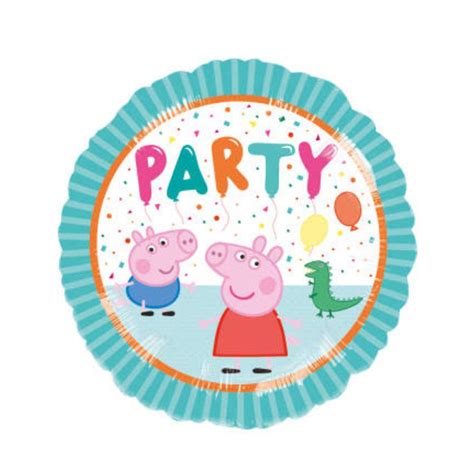 The Foil Balloon Round Peppa Pig 43 Cm Occasion Fairs Foil
