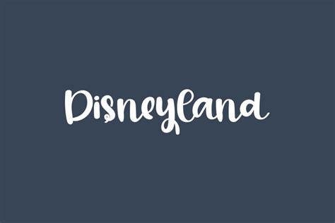 Disneyland Fonts Shmonts