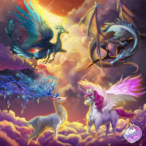 Fantasy Dragon Fantasy Art Unicorn Pictures Coloring Apps Colouring