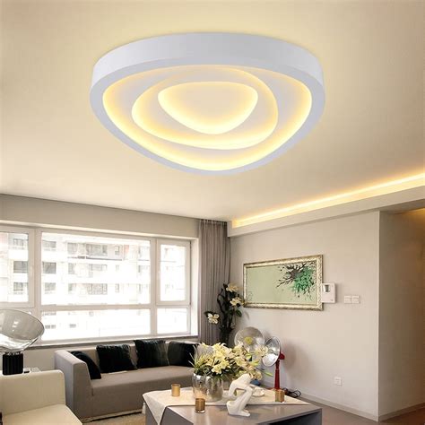 Not only will they add visual interest to your room, but they will. modern led living room ceiling lights design acrylic lamp ...