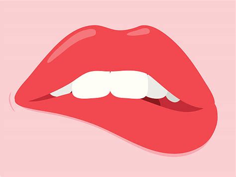 Best Lip Bite Illustrations Royalty Free Vector Graphics And Clip Art