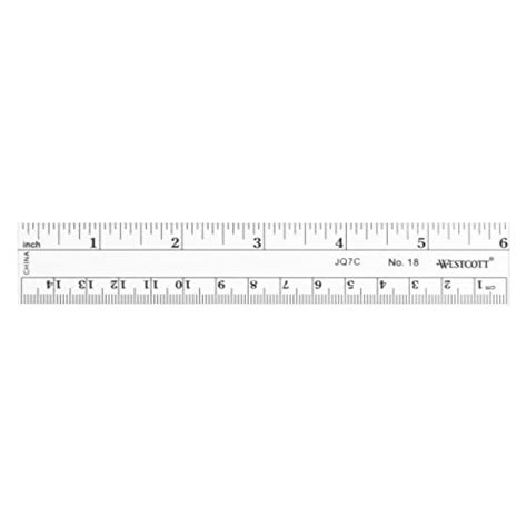 One Inch Ruler Actual Size