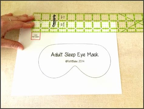 I designed this free sleep mask pattern (download here) to be easy for beginners to sew. 5 Sleep Eye Mask Templates Printable - SampleTemplatess - SampleTemplatess