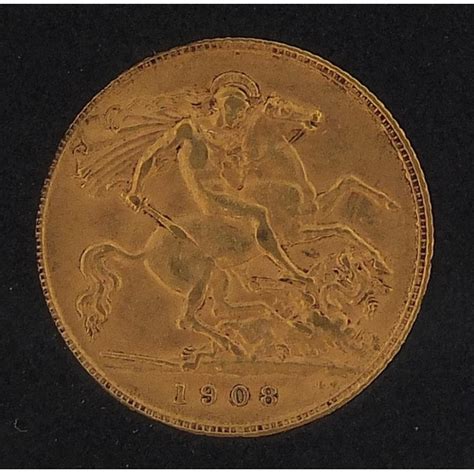 Edward Vii Gold Half Sovereign With Box And Certificate Barnebys