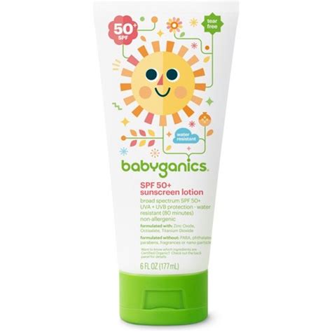 Sunblock as to which one is better and is there really a difference. Babyganics Mineral-Based Baby Sunscreen Lotion, SPF 50 - 6oz : Target