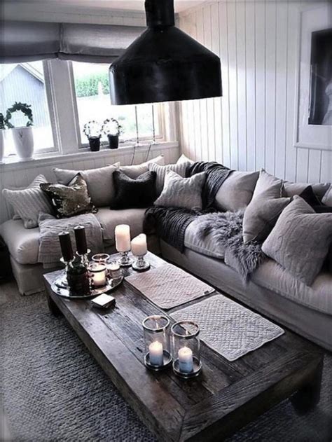 Home Inspiration 29 Beautiful Black And Silver Living Room Ideas To