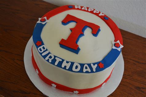 We have a birthday meme for every type of friendship, family. Red White Amp Blue Texas Rangers Baseball Birthday Cake ...