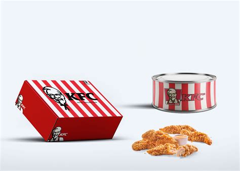 Download KFC Food Packaging Tin Can Mockup PSD Mockup | Free Mockup