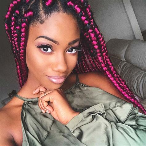 43 Pretty Box Braids With Color For Every Season Page 4 Of 4 Stayglam