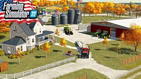 Building An American Farm From Scratch Farming Simulator Youtube