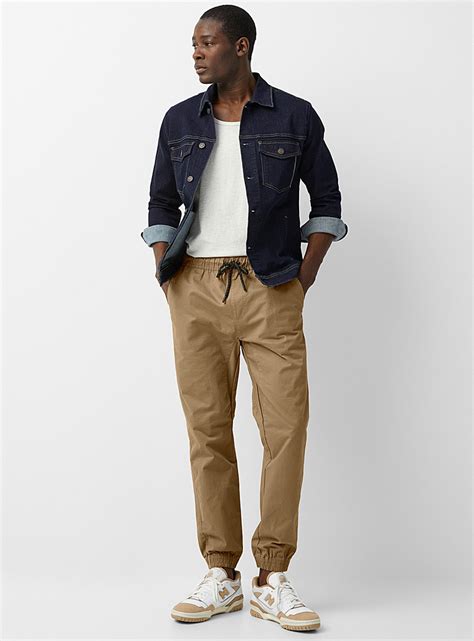 Stretch Organic Cotton Chino Joggers Le 31 Simons