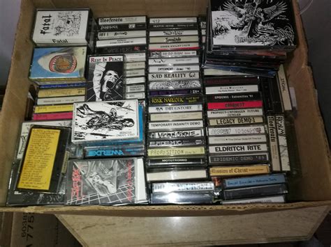 [x post r flipping] paid 60 for ~300 death metal cassettes many of them are worth more than