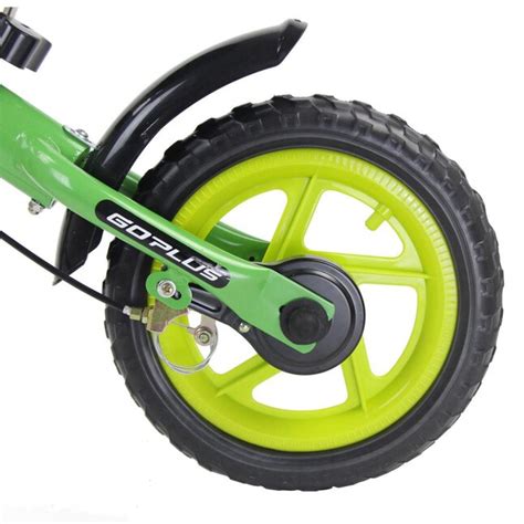 Goplus 12 In Green Kids Balance Bike Children Boys And Girls With