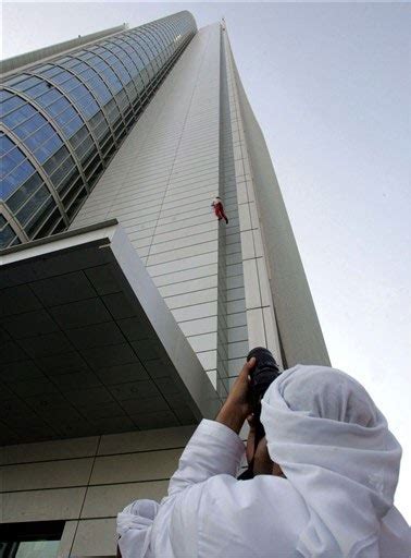A Man Who Climbed Abu Dhabis Tallest Building