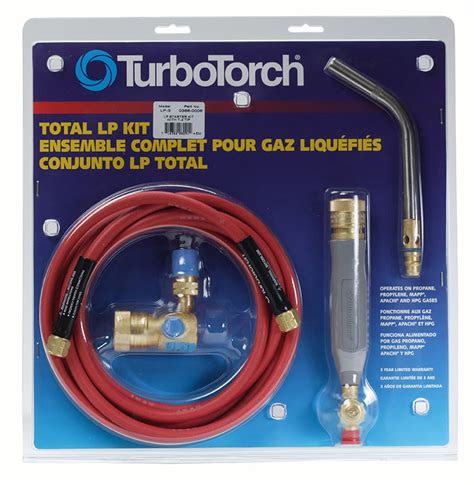 TURBOTORCH 0386 0007 LP 2 Manual Torch Kit Swirl Propane MAP Pro Gases