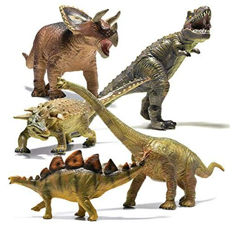 Dinosaur Play Set 5 Piece Jumbo Dinosaur Set Kids And Toddlers