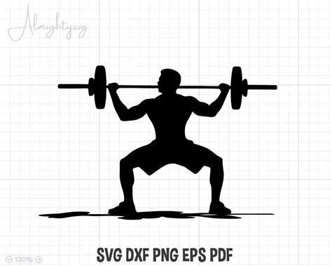 Barbell SVG GYM SVG Fitness Svg Dumbbell Svg Barbell Clipart Svg Barbell Png Workout Svg