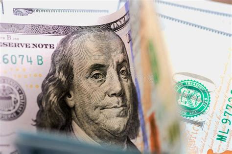Dollar Cash Money Close Up In Large Numbers Stock Image Image Of