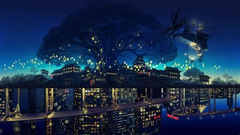 Anime Night City Wallpapers Top Hình Ảnh Đẹp
