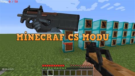 Oha Efsane Mod Minecraft Silah Modu Cs Silahları Youtube