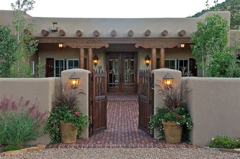 Spanish Style Homes Adobe House Exterior Modern Adobe House