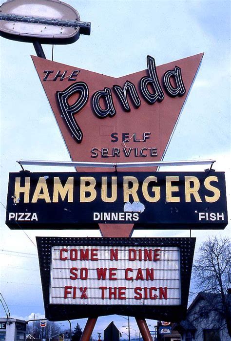 Download this free vector about vintage restaurant logos with old style, and discover more than 15 million professional graphic resources on freepik. the panda spokane 1960s | Vintage neon signs, Vintage ...