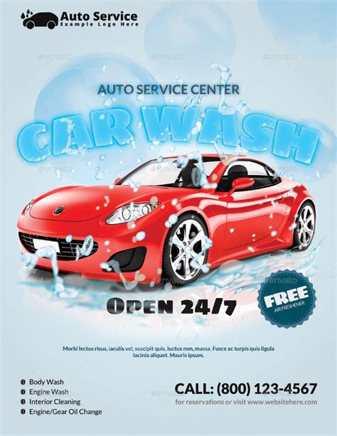 22 Car Wash Flyer Templates Free And Premium Download
