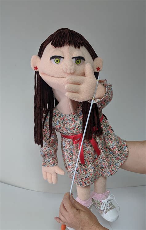 Professional Ventriloquist Puppet Funny Girl Puppet Custom Etsy