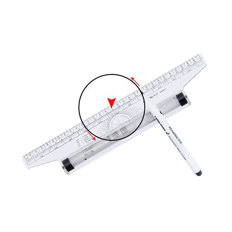 Kearing Mpr30 Architectural Parallel Ruler Drawing Rulersolid Angle