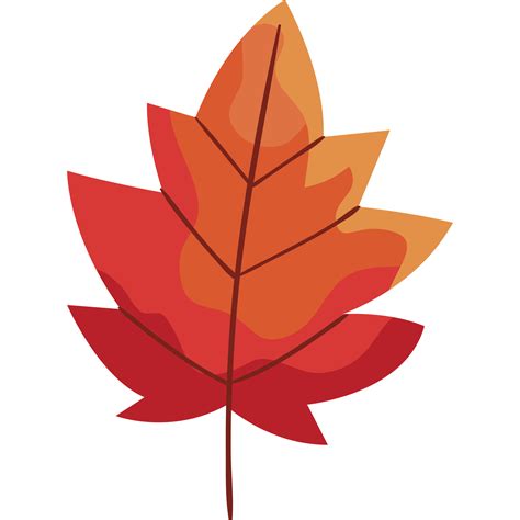 Red Autumn Leaf Plant Foliage 24096352 Png