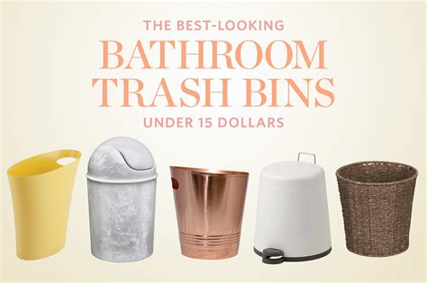 The Best Looking Bathroom Trash Cans Under 15 Apartment Therapy