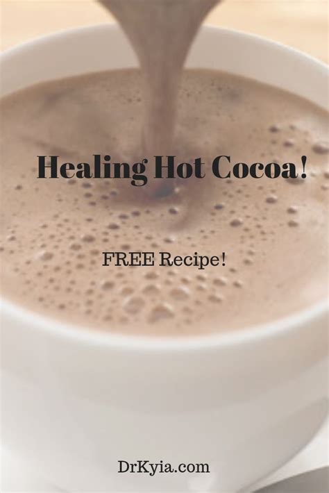 Healing Hot Cocoa — Dr Kyia Healing Recipes Gut Healing Recipes