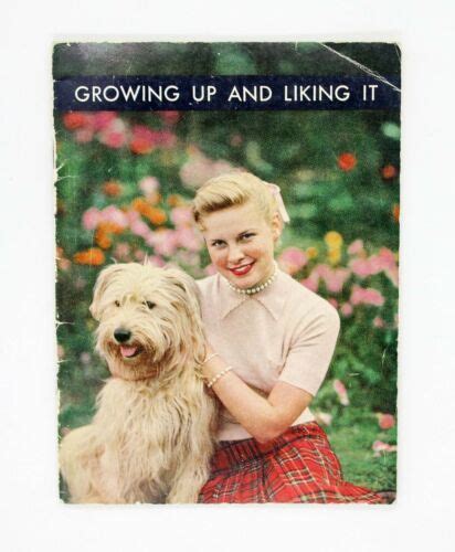 Growing Up And Liking It Vintage 1950s Girls Puberty Sex Ed School Pamphlet Ebay