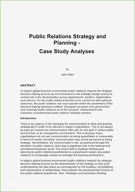 Develop strong case studies in apa format. 15 Breathtaking Apa Case Study Template in 2020 | Case study template, Case study, Essay format