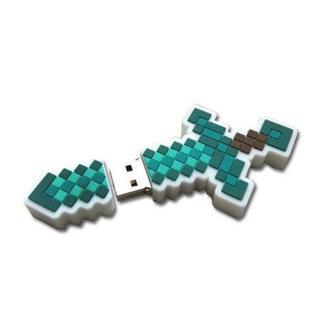Minecraft Diamond Sword 4gb Usb Stick With By Leilaandstitch 1000