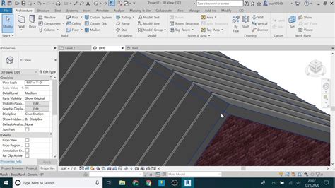The Best Standing Seam Metal Roof In Revit Youtube
