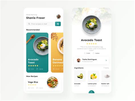 Food Recipe — Mobile App By Vincent Wendy On Dribbble