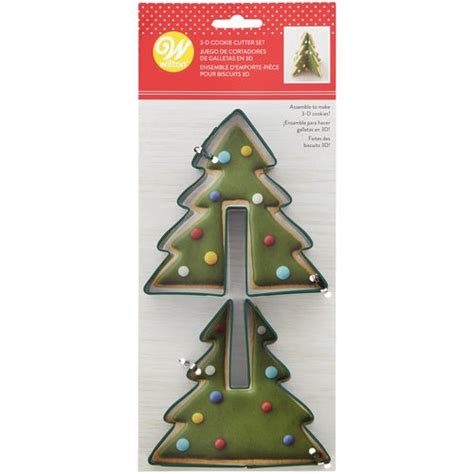 3d Christmas Tree Cookie Cutter Set A Birthday Place