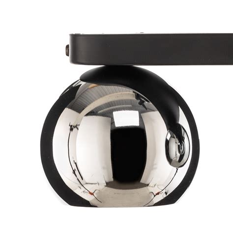 Lexa Ceiling Lamp 3 Bulb Blackchrome Lightsie