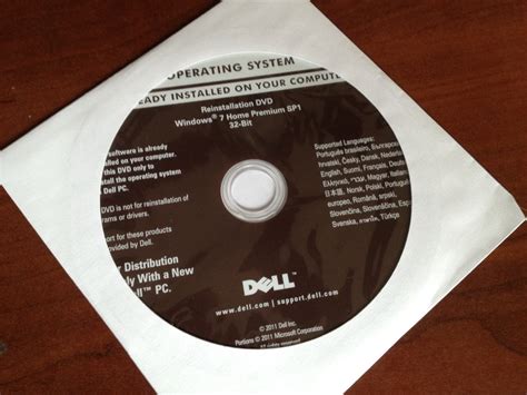 Dell Windows 7 Home Premium Sp1 Reinstallation Dvd 32 Bit