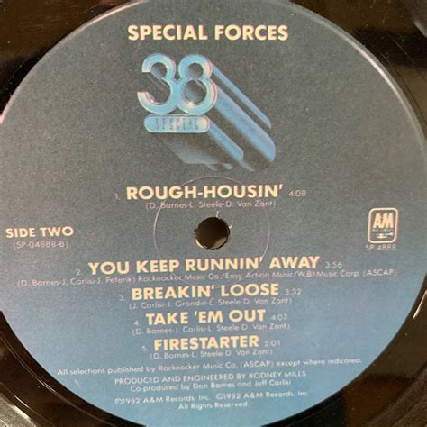 38 Special Special Forces Vintage Vinyl Record 1982 Etsy