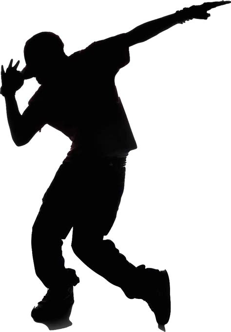 Hip Hop Dance Silhouette Clipart Full Size Clipart 1331039