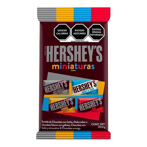 Surtido De Chocolates Hersheys Miniaturas 2516 G Walmart