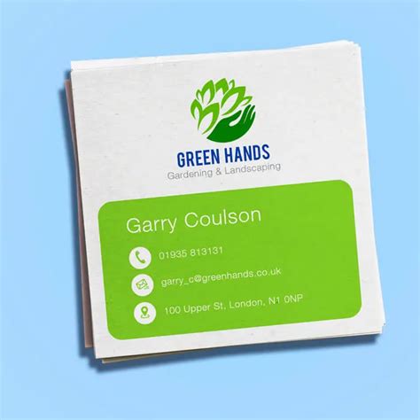 Recycled Business Cards Design Workwear And Print
