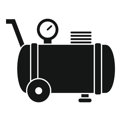 Pressure Air Compressor Icon Simple Style 14645195 Vector Art At Vecteezy