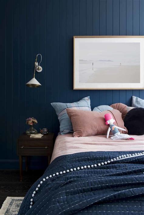 Girls Dark Blue Pink Bedroom Inspiration The Home Studio