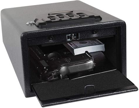 Electronic Gun Safe with Four-keypad&2 Emergency Keys&Rechargeable ...