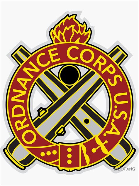 Army Ordnance Corps Regimental Crest Sticker For Sale By Woofang