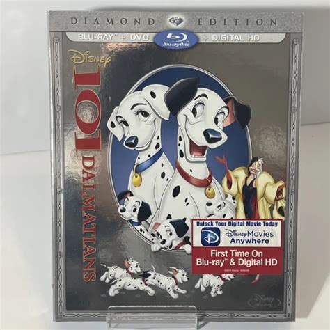 101 Dalmatians Animated Blu Ray Dvd Digital Hd A1 New Sealed 9